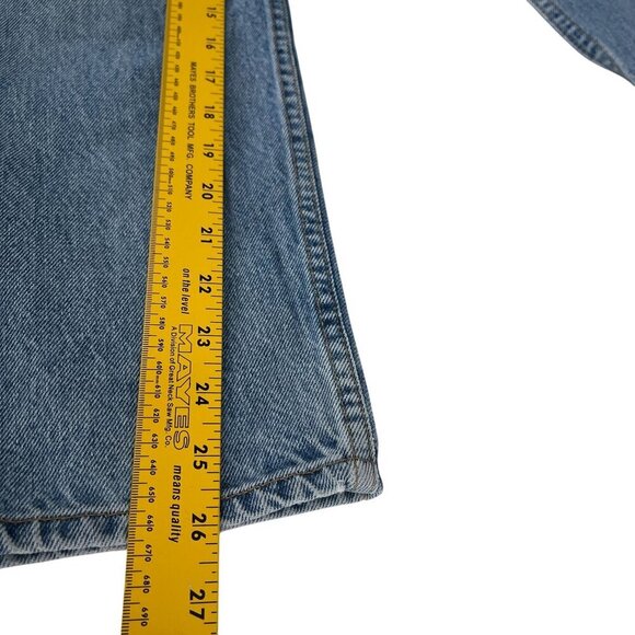 Levis 550 Relaxed Fit Slim Vintage Mom‎ Jeans 1996 Light Wash Denim Womens 14 - Picture 12 of 14